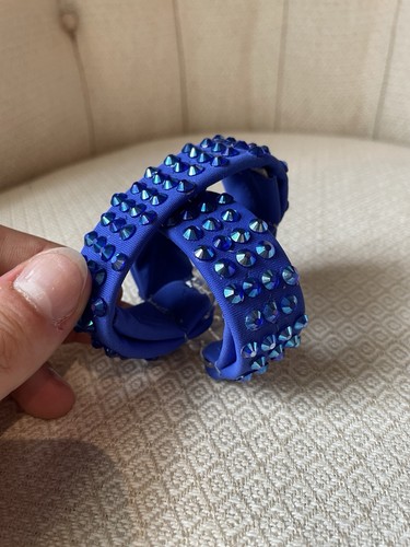 Rhinestoned electric blue - rhinestoned,