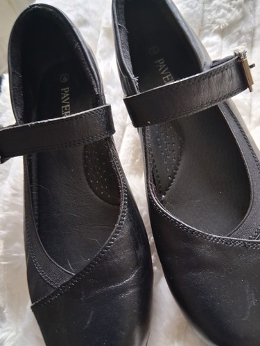 Pavers black mary jayne style - black,
