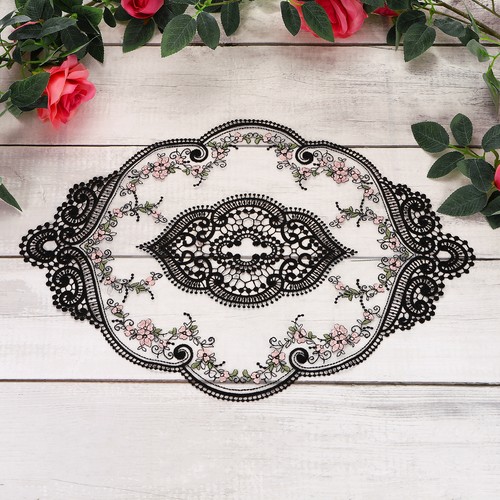 Pcs lace placemats 12x17 in - lace, 12x17-in