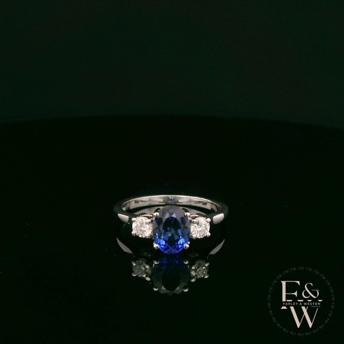 Lab grown sapphire and diamond - lab-grown,