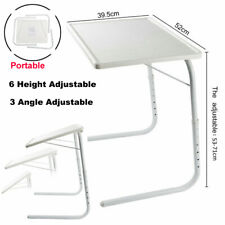 Adjustable Folding Table TV Dinner Laptop Tray Portable Table Mate Foldable Desk
