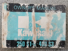 KAWASAKI 250 S1-B/400 S3 GENUINE OWNERS HANDBOOK  MANUAL