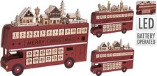 Wooden Advent Calendar Bus
