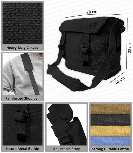 Canvas shoulder bag - canvas,
