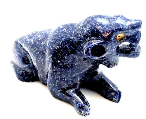 Blue lapis lazuli natural - blue,