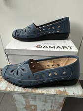 Damart Ladies Slip On Blue