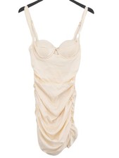 Oh Polly Mini Dress UK6 in Tan