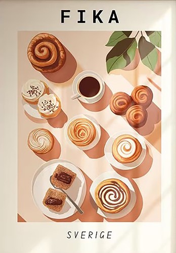 Retro kitchen art - art, swedish