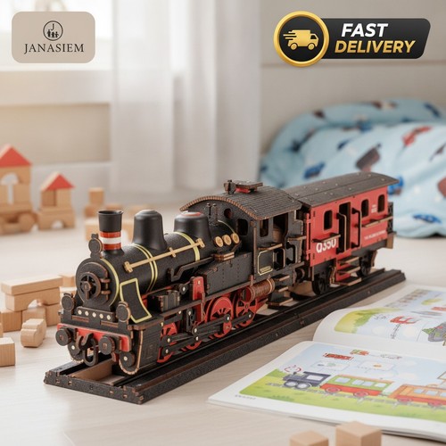 Elegant wooden steam - wooden,