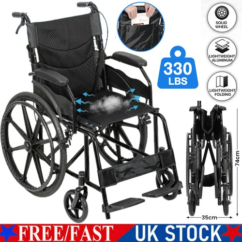 Lightweight folding wheelchair - folding,