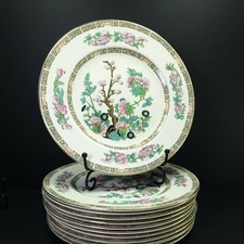 Lot Of 11x Vintage Morley Ware Pottery Indian Tree Side Dessert Salad Plates 8"