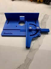 Makita Mini Bench Top Router Table Insert + Angle/Fence Guide for Woodworking