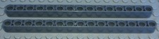 Lego Technic Beam 1x15 New Dark Gray 2 Pieces