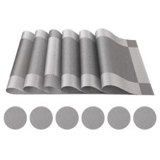Set Of 6 PVC Place Mats And