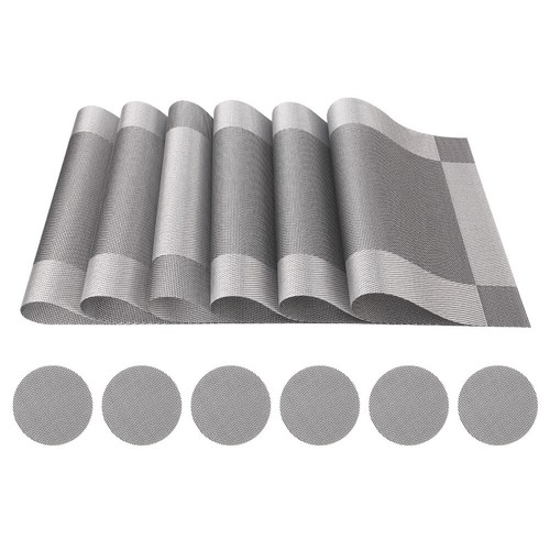 Set pvc place mats and - of,