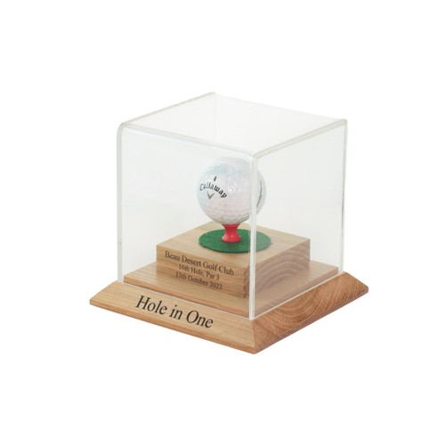 Premium golf ball display - display, case