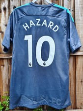 Chelsea FC Third 2017/18 Football Shirt Size M Hazard #10