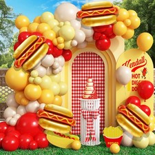 BBQ Balloon Garland Arch