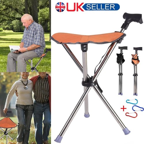 Folding walking stick - folding,