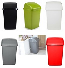 New swing top plastic rubbish - plastic,