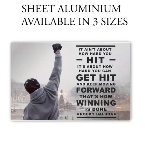 Aluminium sign plaque - aluminium,