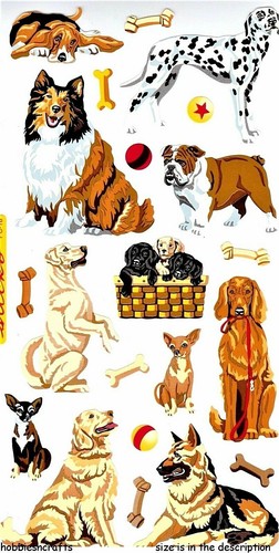 Dog daze sticko stickers - dog,