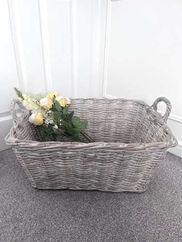 Wicker basket with large - wicker,