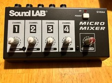 Soundlab 4 Channel Micro Mixer