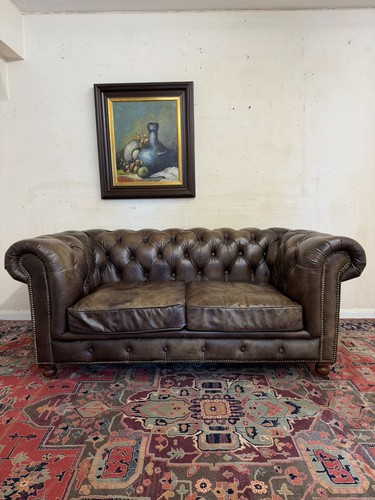 Antique brown leather - antique,