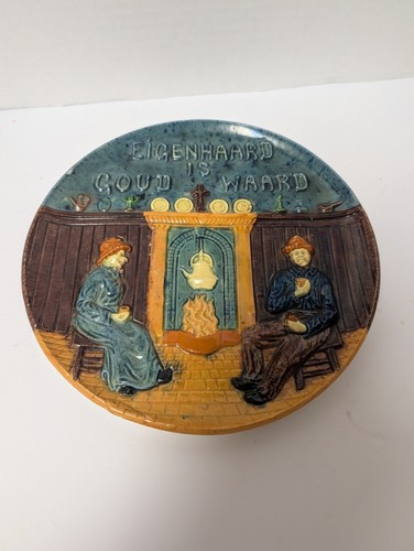 Antique flemish pottery wall - flemish,