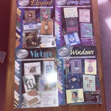 Paper Flair Card Kit magazines x 4. Windows -  Vintage - Elegant - Fancy Folds