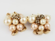 Vintage Shoe Clips Pearls