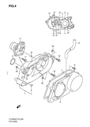 Suzuki genuine atv bush z50 - suzuki,