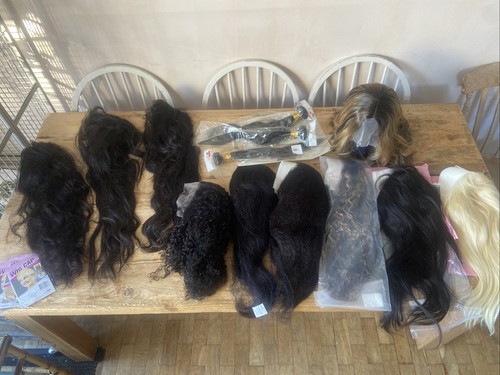 Human hair wigs - human, lot