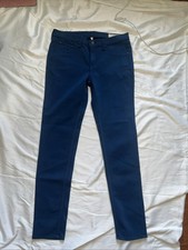 Rag & Bone mid-rise skinny "Legging" jeans in a navy or blueish Teal Wash