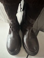 Next Girls Brown Leather