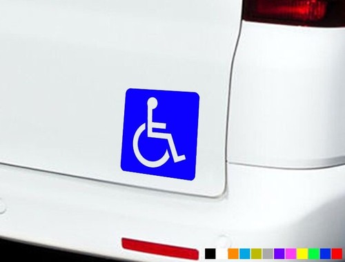 Disabled car stickers - car, decals