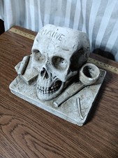 Ceramic skull ashtray USA