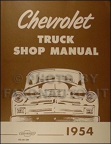 1954 chevy truck shop manual - 1954,