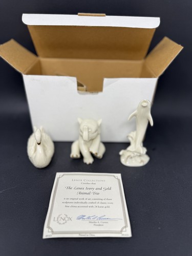 Lenox trio animal figurines - trio,