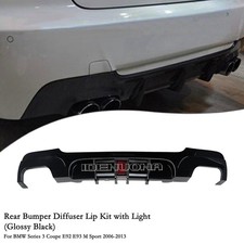 Gloss Black Rear Diffuser Lip