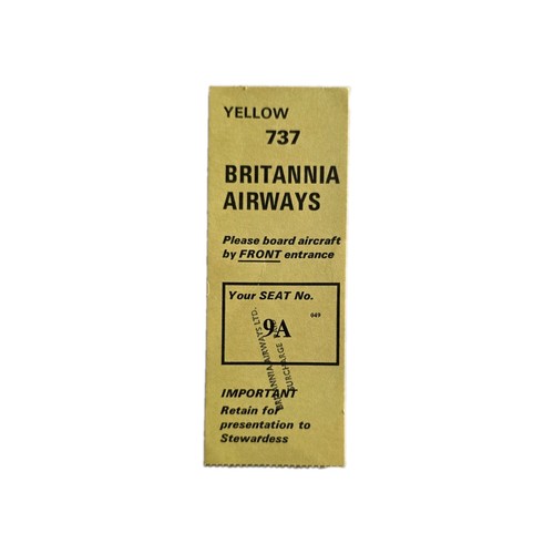 Britannia airways boarding - britannia,