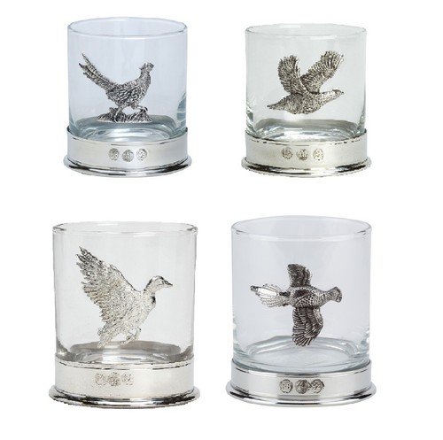 Game bird whisky glass - whisky,
