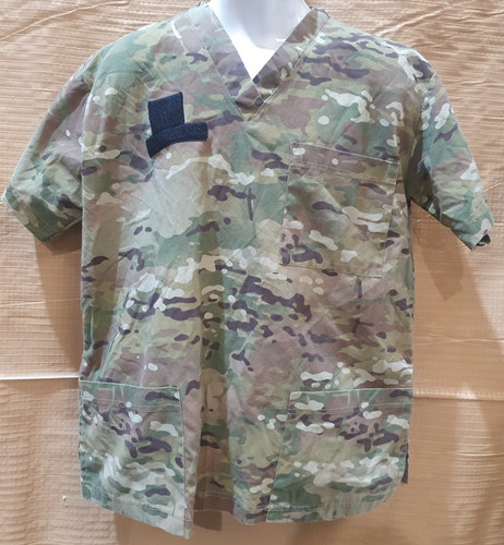 Military scrub top shamron - military,