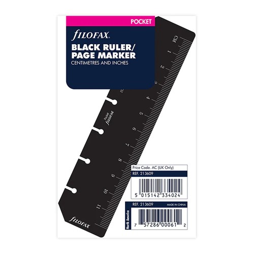 Filofax pocket ruler page - filofax,