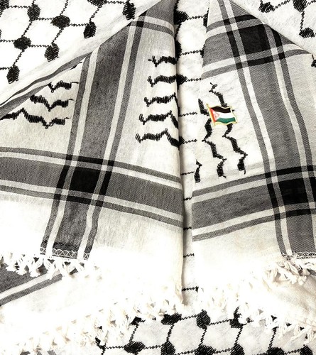 Palestinian scarf with - , tag