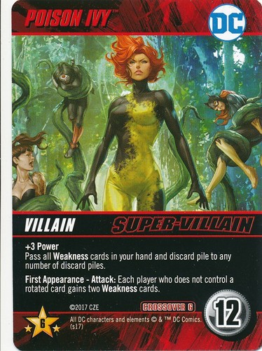Poison ivy comics deck - dc,