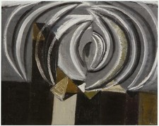 Black & White Sea Movement Terry Frost print in 11 x 14 inch mount SUPERB