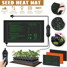 Seedling Heat Mat With Digital Thermostat Combo Set for Seed Germination Hot