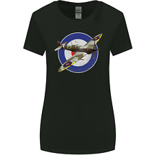 Spitfire MOD RAF WWII Fighter Plane British Womens Wider Cut T-Shirt